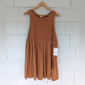 NWT Billabong Burnt Orange Sleeveless Dress Medium